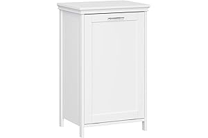 RiverRidge Somerset Tilt-Out Laundry Hamper, White