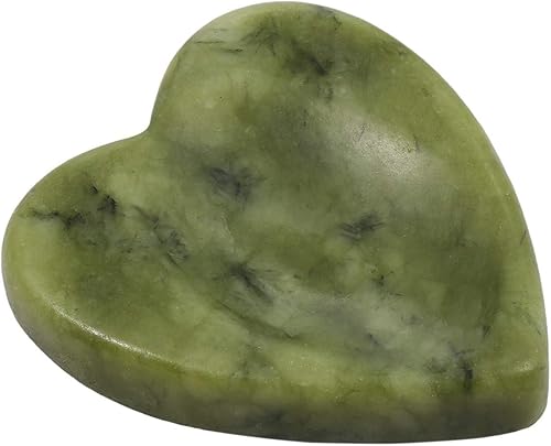 Miniatura 6 de SUNYIK Piedra tallada a mano para el pulgar, piedras pulidas en el bolsillo de la palma, cristales curativos, en forma de corazón, cuarzo rosa