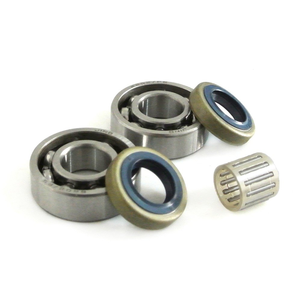 COJINETES DE CIEÑAL SELLAS DE ACEITE RODAMIENTO DE PISTÓN PARA HUSQVARNA 268 272 61 66 266