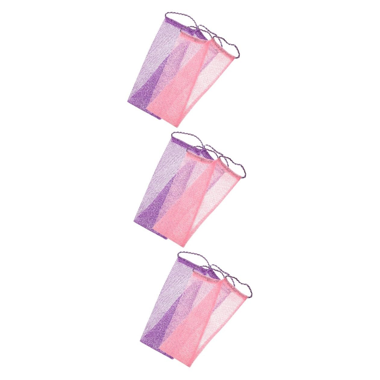 FRCOLOR 6piezas Toalla Africana Exfoliante De Esponja De Limpieza Para y Exfoliación De Espalda Accesorio Para Hombres y Mujeres