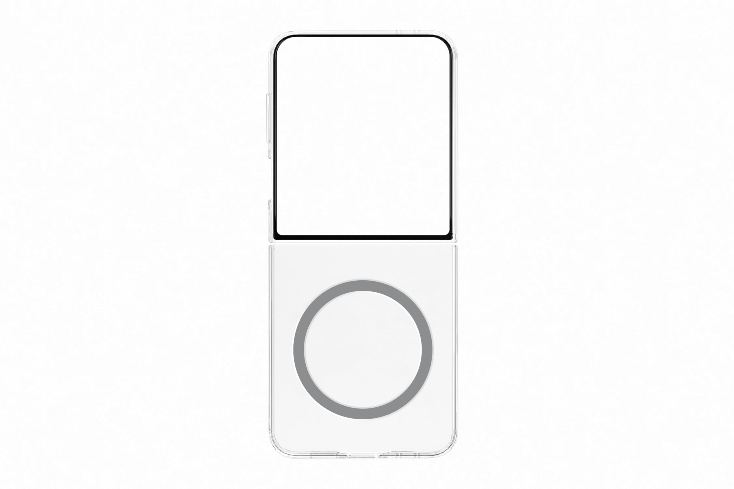 Samsung Clear Magnetic Case Transparent Magnetic Cover Compatible with Magnetic Power Profile Technology for Galaxy Z Flip7