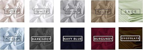 Miniatura 4 de Juego de sábanas cortas de tamaño Queen para caravana, juego de 4 piezas, color azul marino, sábanas de lujo para hotel, bolsillos profundos, fácil