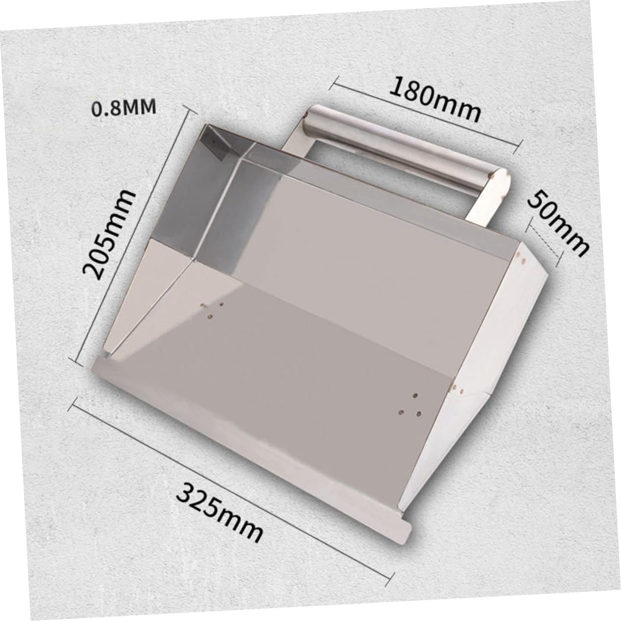 Grattoir à Plâtre Ergonomique Acier Avec Poignée Outil De Finition Pour Et Décorations Murales Et Pratique