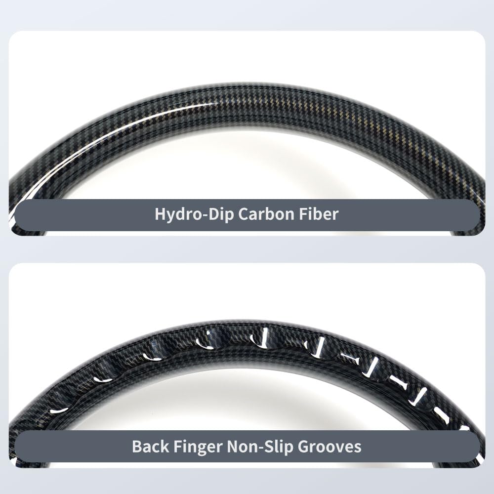 Hydro Dip Carbon Fiber Steering Wheel For 2010 Toyota Prado Tundra 4 - View #6