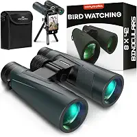 Binóculos para observação de pássaros - Binóculo de alta potência para adultos - Binóculos para caça de pássaros 8 x 42