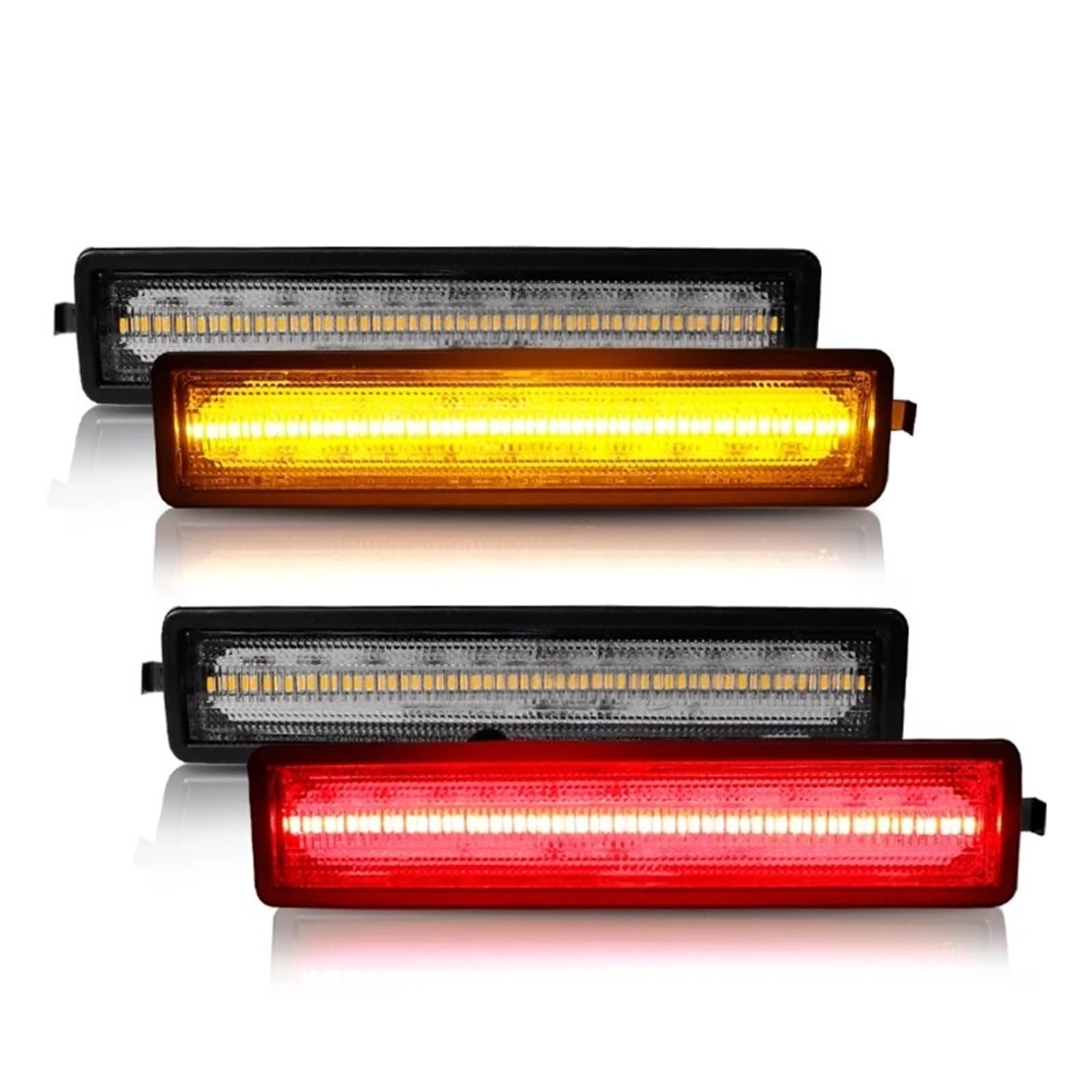 Spia luminosa Lampada Posizione Laterale Per BMW E30 SERIE 3 325i 318i 325e E34 Serie 5 530i 525i 540i E32 Serie 7 Indicatori Direzione T10(4pcs Abmer Red A)