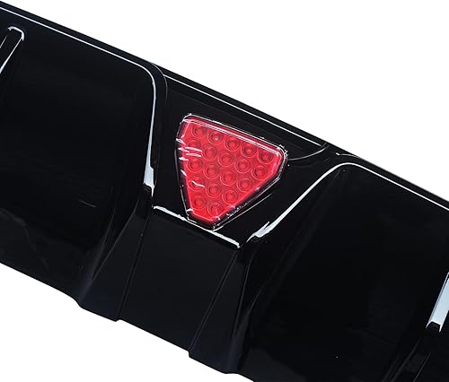 Miniatura 7 de NINTE Difusor trasero para Honda Civic Sedan 2022, 2023, 2024, 2025, 11ª generación, borde de parachoques trasero negro brillante