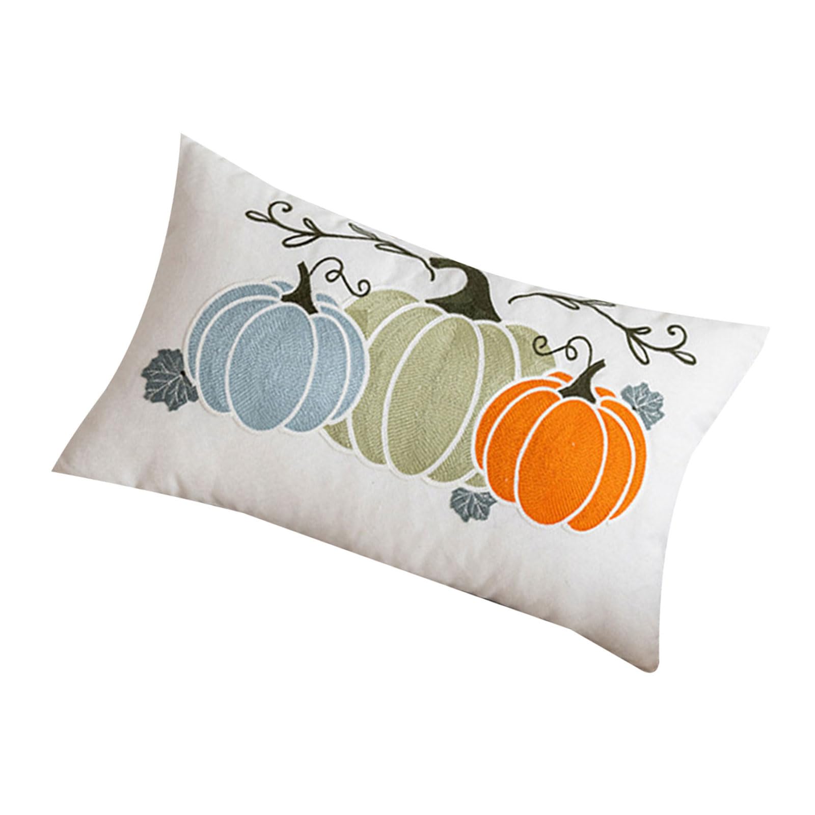 Buxuaaaa B Uxuaaaa Pumpkin Throw Pillow Covers Pillowcase With Delicate Stitching Pillow Case Home Sofa Decoration Accessory 1Pc Embroidery Pillowcase