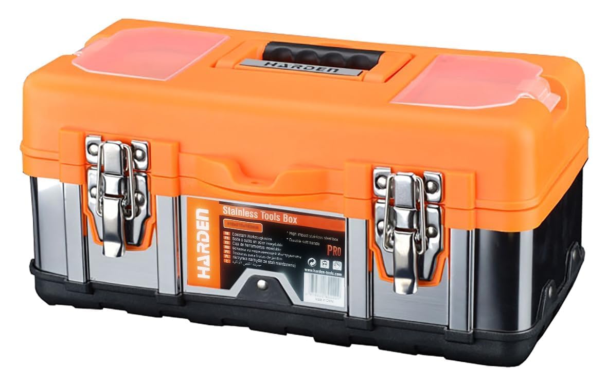 Harden Stainless-Steel and ABS Tool Box - Size 36 x 16 x 16.5 cm - Professional Series 520224 (B0CB4M6FGK) Amazon Price History, Amazon Price Tracker