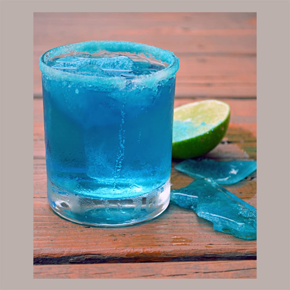 Lucgel Sirop de Granita au Goût Tropical Bleu Mixybar Fabbri - 1,3 Kg -