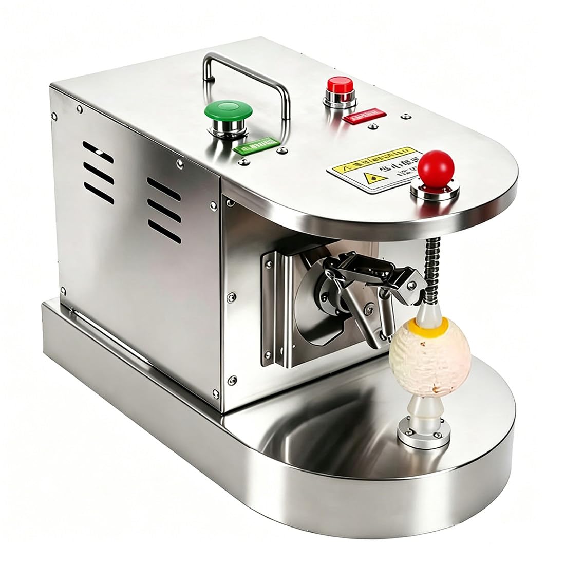 MazmornFly Commercial Automatic Fruit Peeler Machine,Electric Orange Apples Kiwi Lemon Peeling Machine with Adjustable Thickness for Citrus Fruits,Fruit Skin Remover for Juice Shop,Kitchen,Restaurant