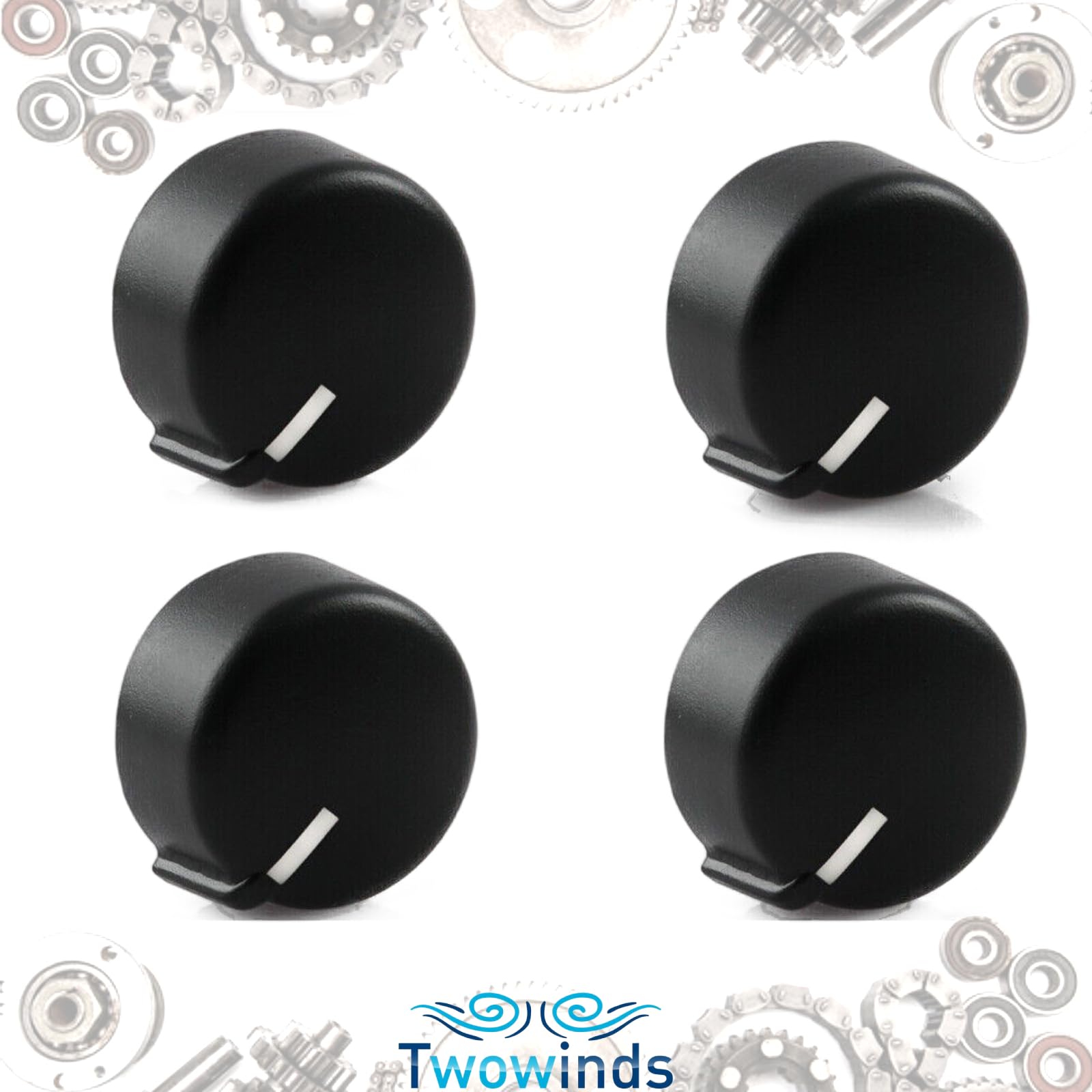 Twowinds Bottone Climatizzatore Compatibile Mercedes Benz W203 C240 C320 2000-2007 Pulsante Ventilatore Aria Condizionata 4 unità