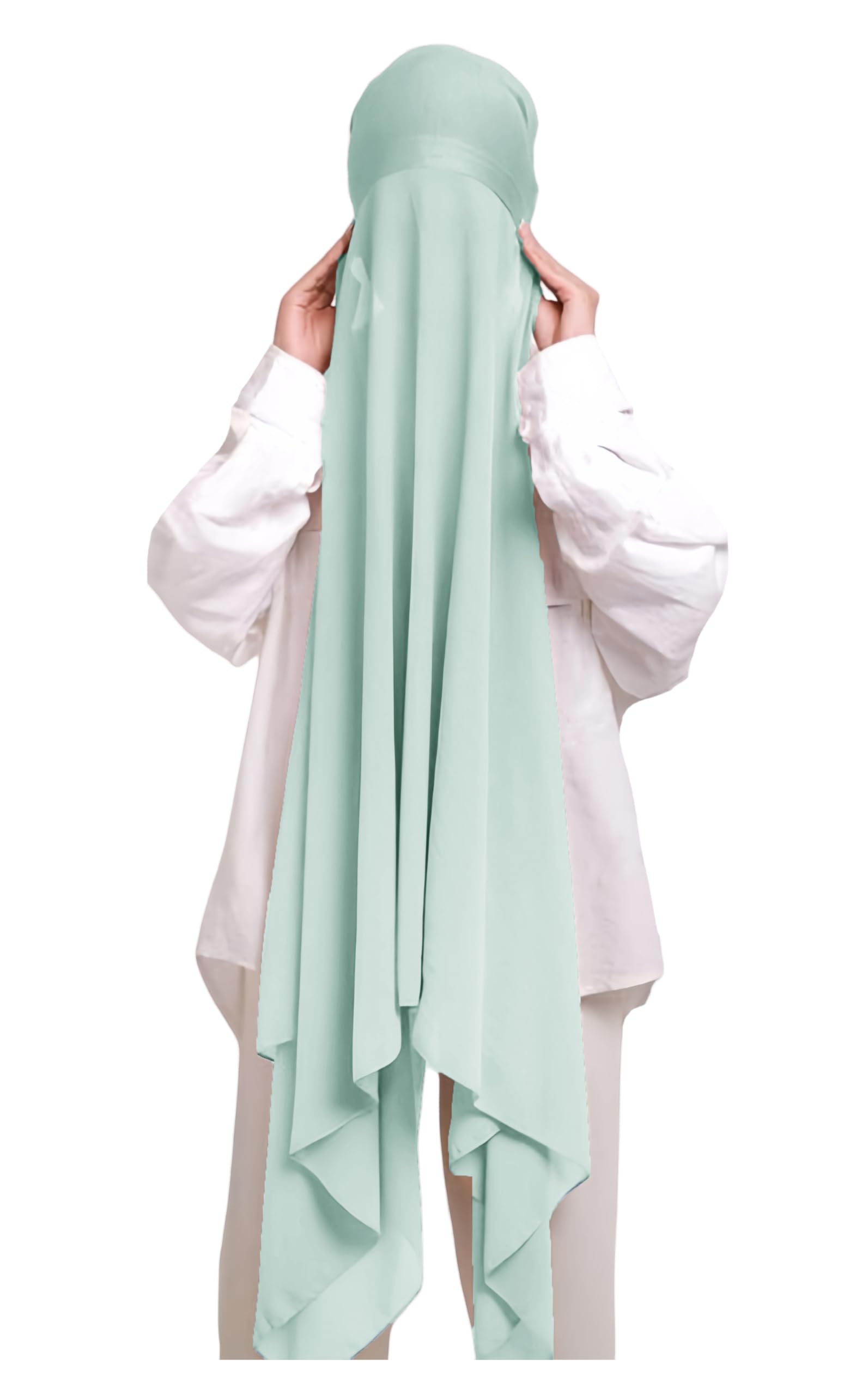 Hijab Istantaneo In Jersey Di Modal – Pre-cucito, Antiscivolo, Morbido (Marrone Scuro)