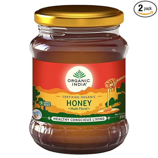 ORGANIC INDIA Organic Honey Multi Floral 250g - Pack Of 2