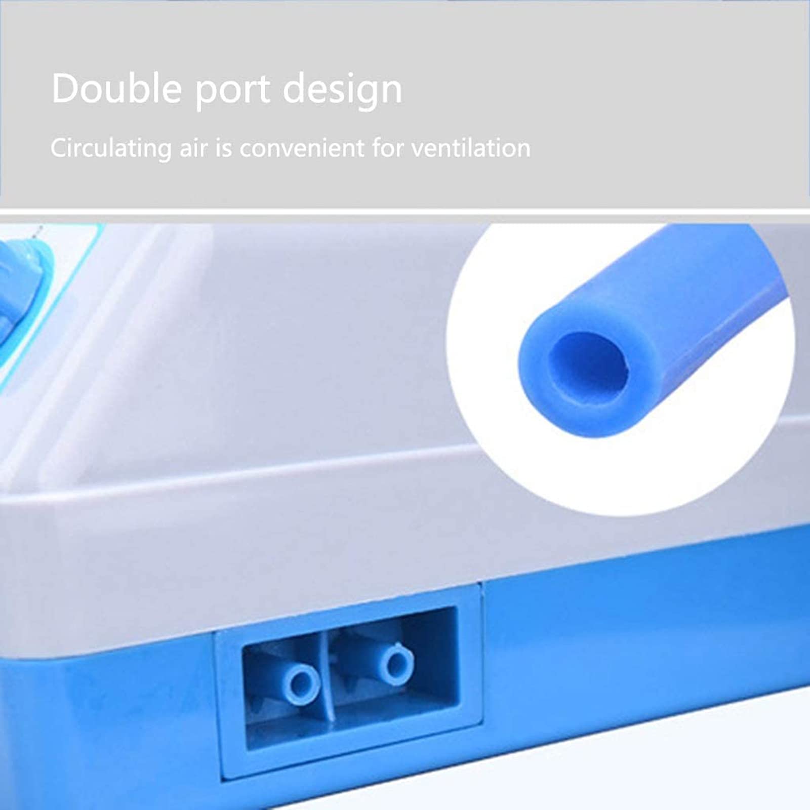 Colchón Inflable antiescaras, Cama médica con Orificio, colchón para atención médica de Pacientes con parálisis, se Adapta a Cama de Hospital estándar