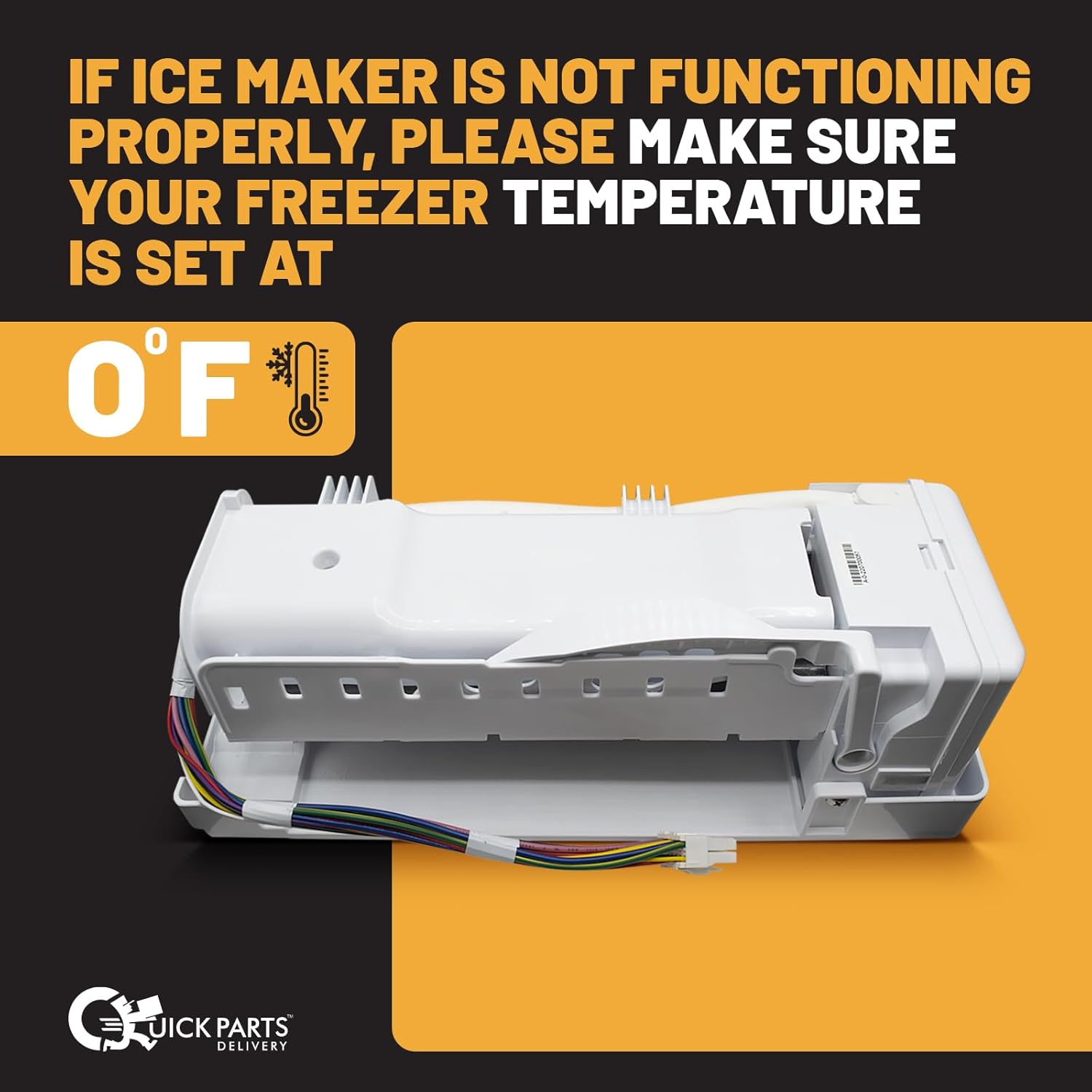 DA97-07365G Refrigerator Icemaker Assembly - New and Improved Design and Function - Compatible with Select Models - Efficient, Easy Installation, Reliable Replacement Part