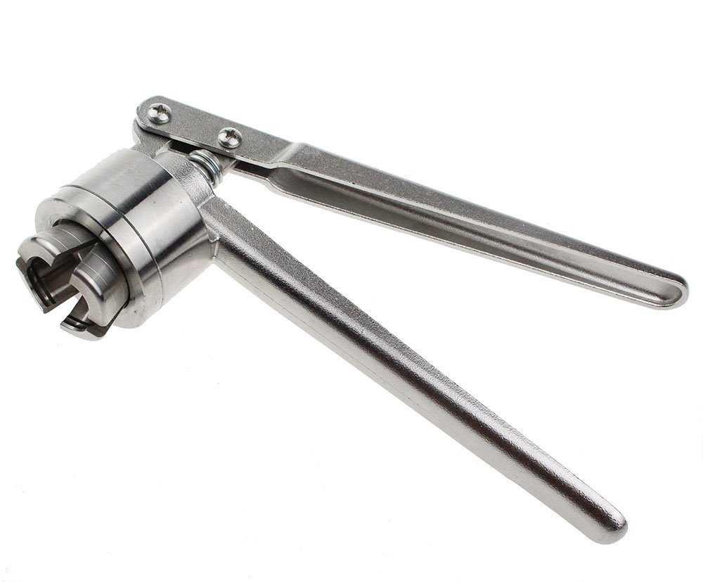1 unid. Máquina de sellado manual de la máquina engarzadora de viales de acero inoxidable para prensar 20 mm sin tirar de las tapas