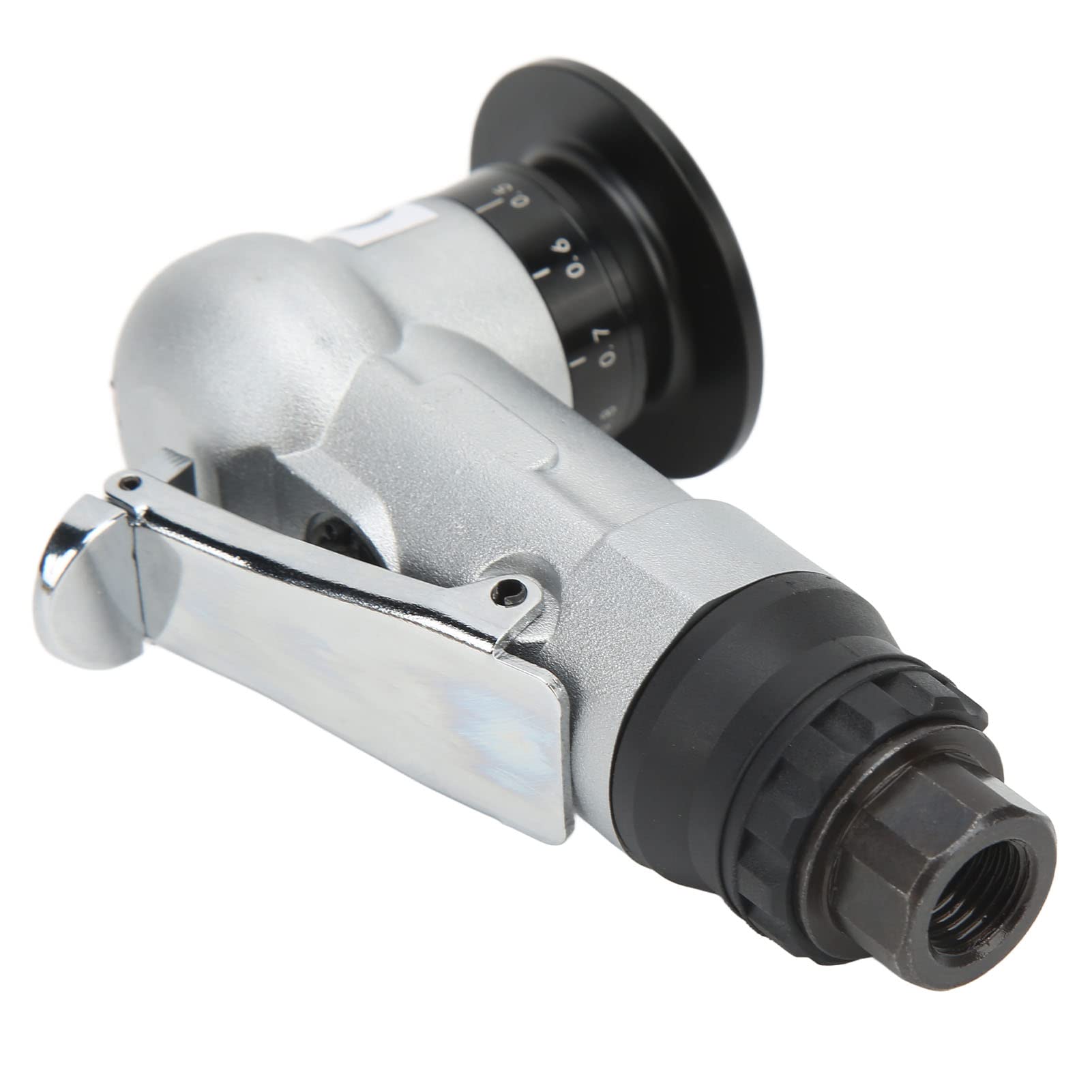 Aramox Mini Pneumatyczna Maszyna do Fazowania Ręczna Fazarka ze Stali Wolframowej ze Stopu Aluminium 30000 Obr./min Przycinanie Zadziorów Pod Kątem 45 Stopni Regulacja od 0,1 do 0,9 Mm Obróbki