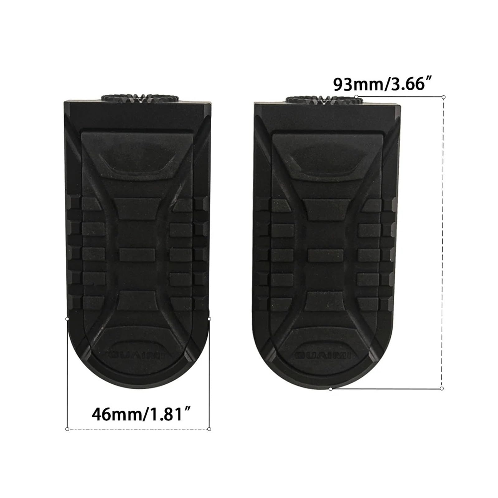 Poggiapiedi Anteriore For Moto Yamaha TENERE700 Tenere 700 Rally Edition 2020-2024 Pedane Poggiapiedi Pedale Poggiapiedi Pilota Accessori di aggiornamento di ricambio(Black)