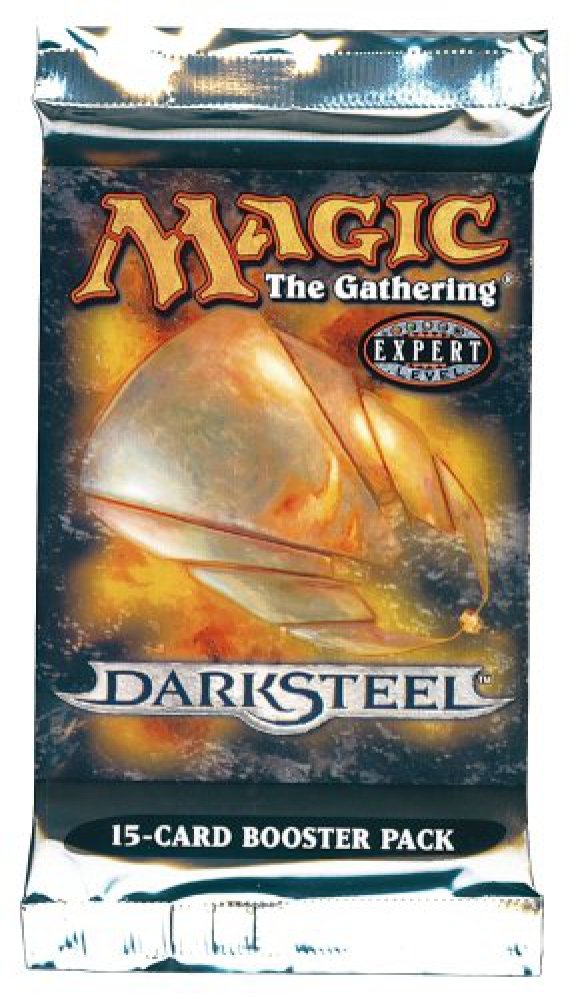 Amazon.com: Magic the Gathering Darksteel Booster Pack 15 cards : Toys &  Games