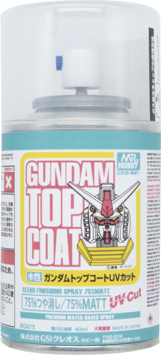 Amazon | GSIクレオス 水性ガンダムトップコート UVカット 75%つや消し