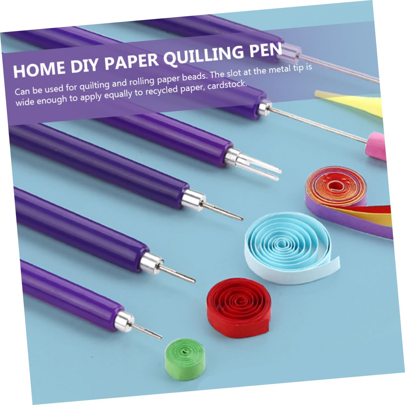SHINEOFI 5sätze Quilling-werkzeugset Aus Edelstahl Teiliges Mit Schlitznadel Papierroller Und Curling-Stift Für -bastelprojekte Scrapbooking Und Origami Langlebig Und Rostfrei