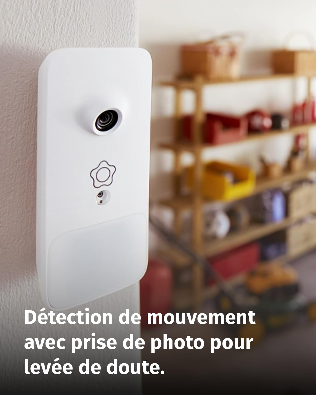 Accessoire certifié Verisure, Détecteur de Mouvement avec capteur Photo, Compatible avec Kits Alarme Maison DIY Uniquement