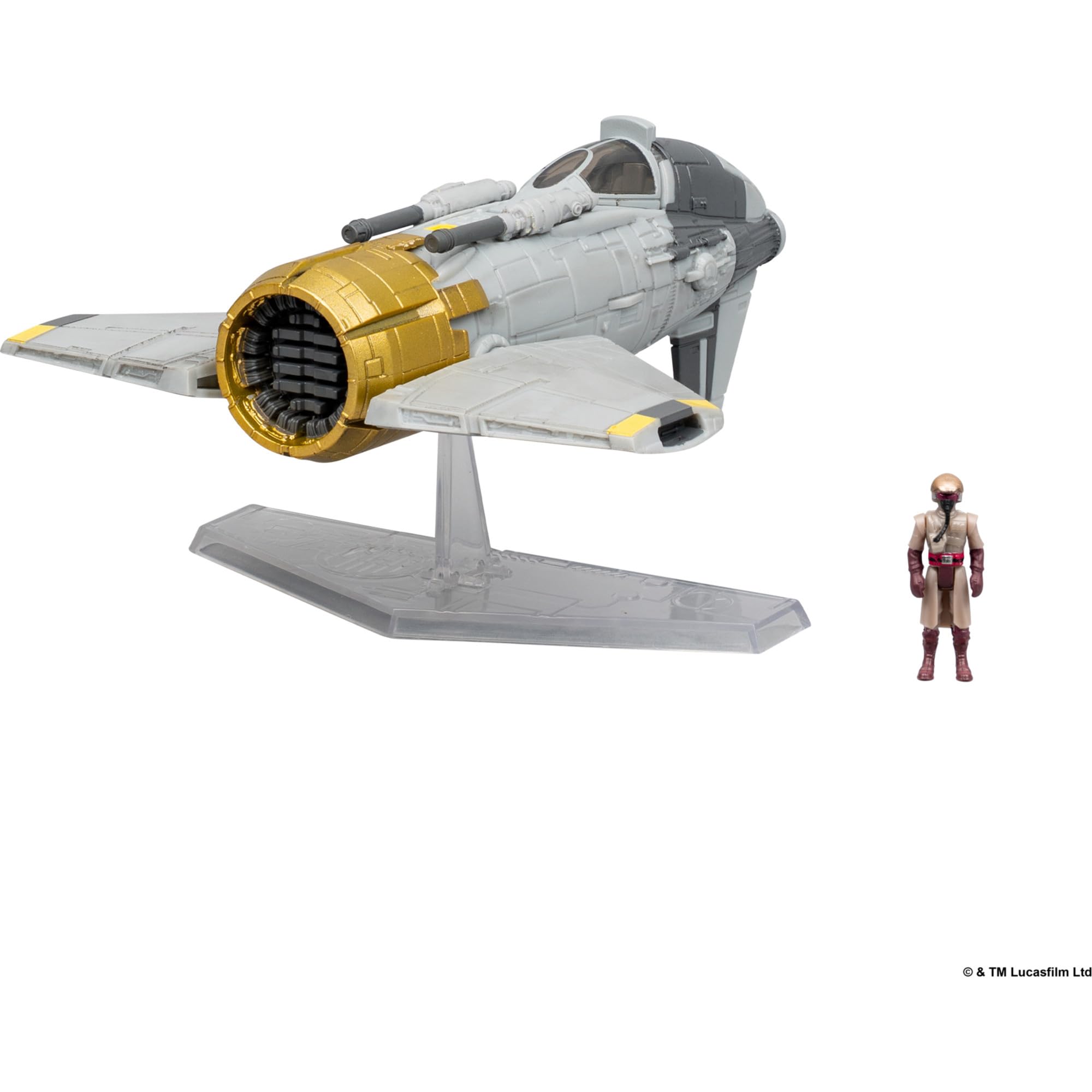 Star Wars™ Micro Galaxy Squadron Fiend Fighter - Vehículo de 12,7 cm con accesorio de microfigura de 2,54 cm