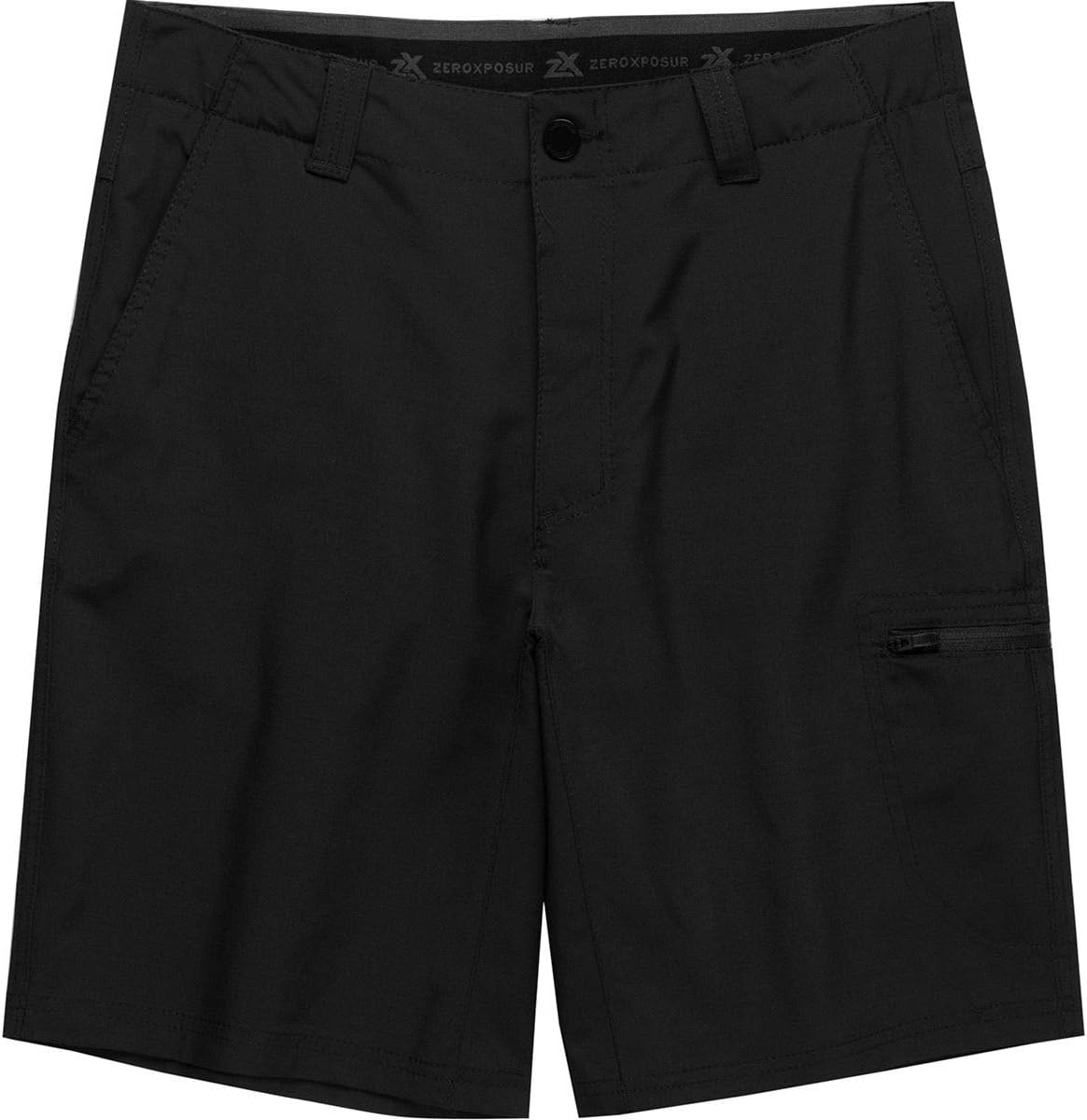 ZeroXposurMen's Lightweight Stretch Travel Friendly Shorts Color: Black, Size: (30)-(32)-(34)-(36)-(38)-(40) New with Tags (34)
