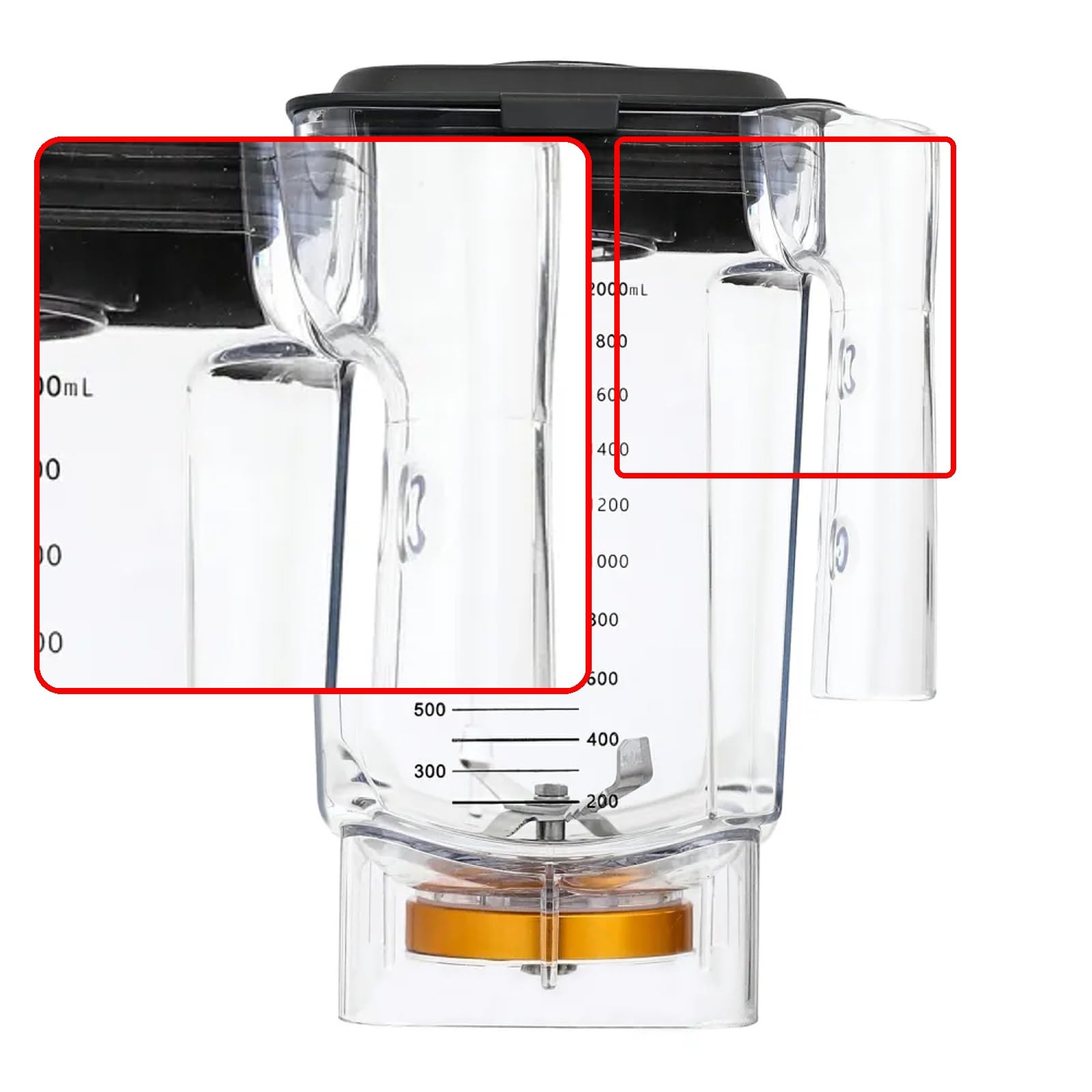 Coltello Frullatore, Compatibile Con Vitamix, VM0149 VM0127 VM0122 E THE QUIET ONE VM0149 Coltello Di Ricambio for Tazza Di Miscelazione