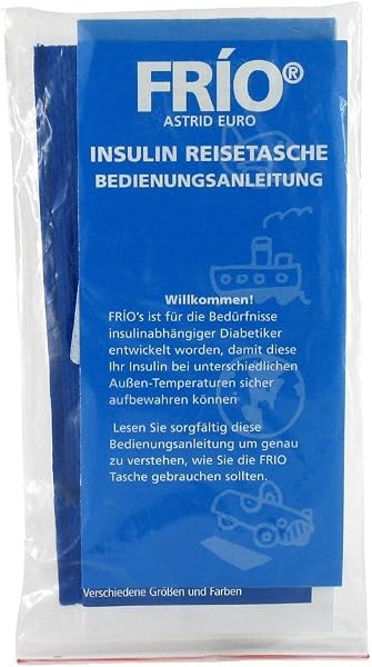 FRIO BLU | Borsa raffreddamento per insulina | 6½ x 18 cm | si adatta a 1 penne per insulina standard - 2