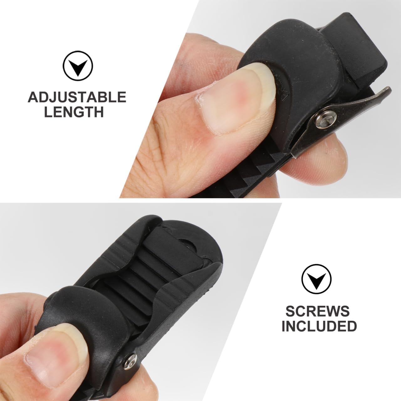 BESPORTBLE 2pcs Skate Laces Inline Buckle Replacements Inline Strap Roller Skates Strap Skate Energy Strap Buckle