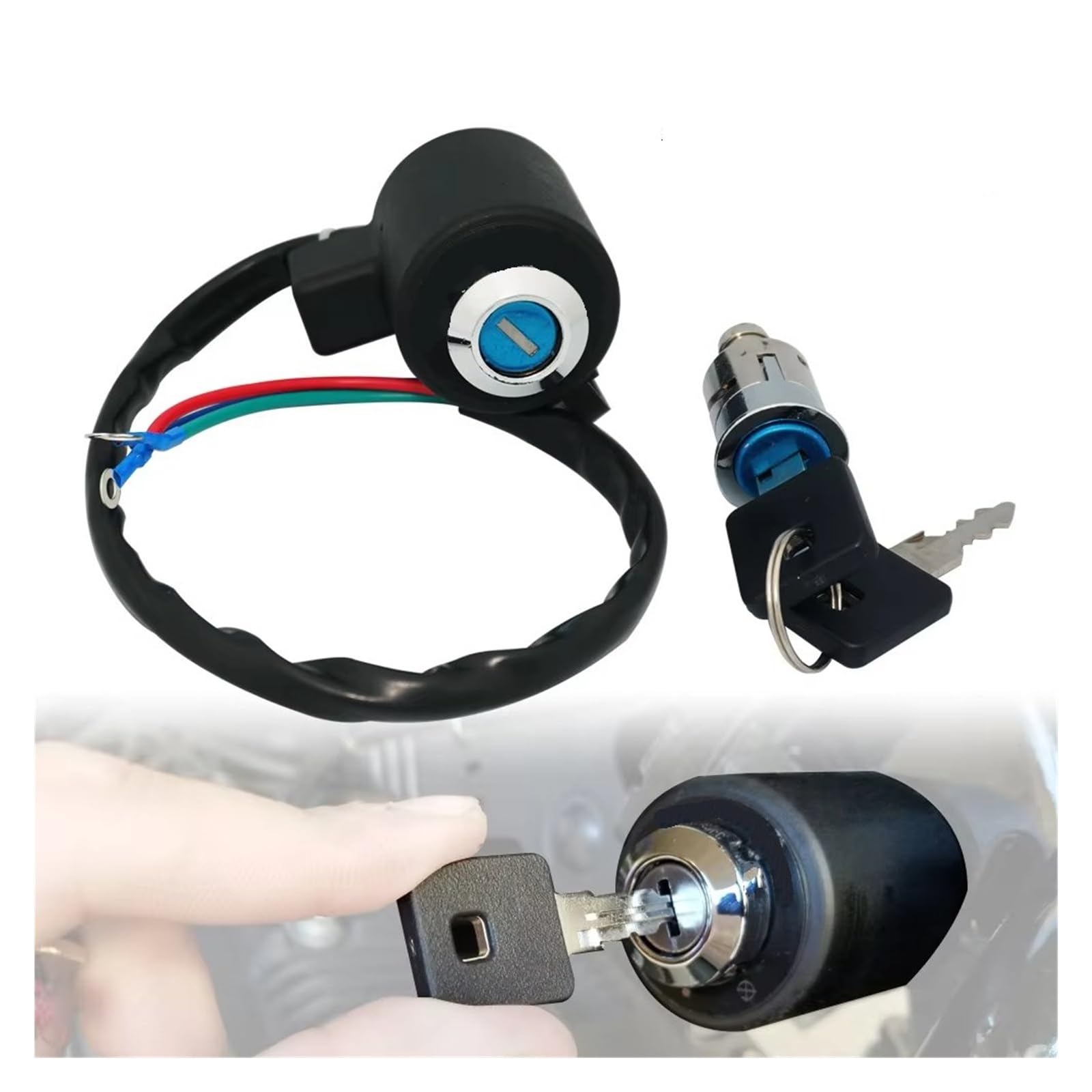 blocchetto accensione Per Sportster 883 Per XL 883 1995-1998 1999 2000 2001 2002 2003 Set Di Chiavi Per Interruttore Di Accensione Per Moto A 3 Fili interruttore accensione