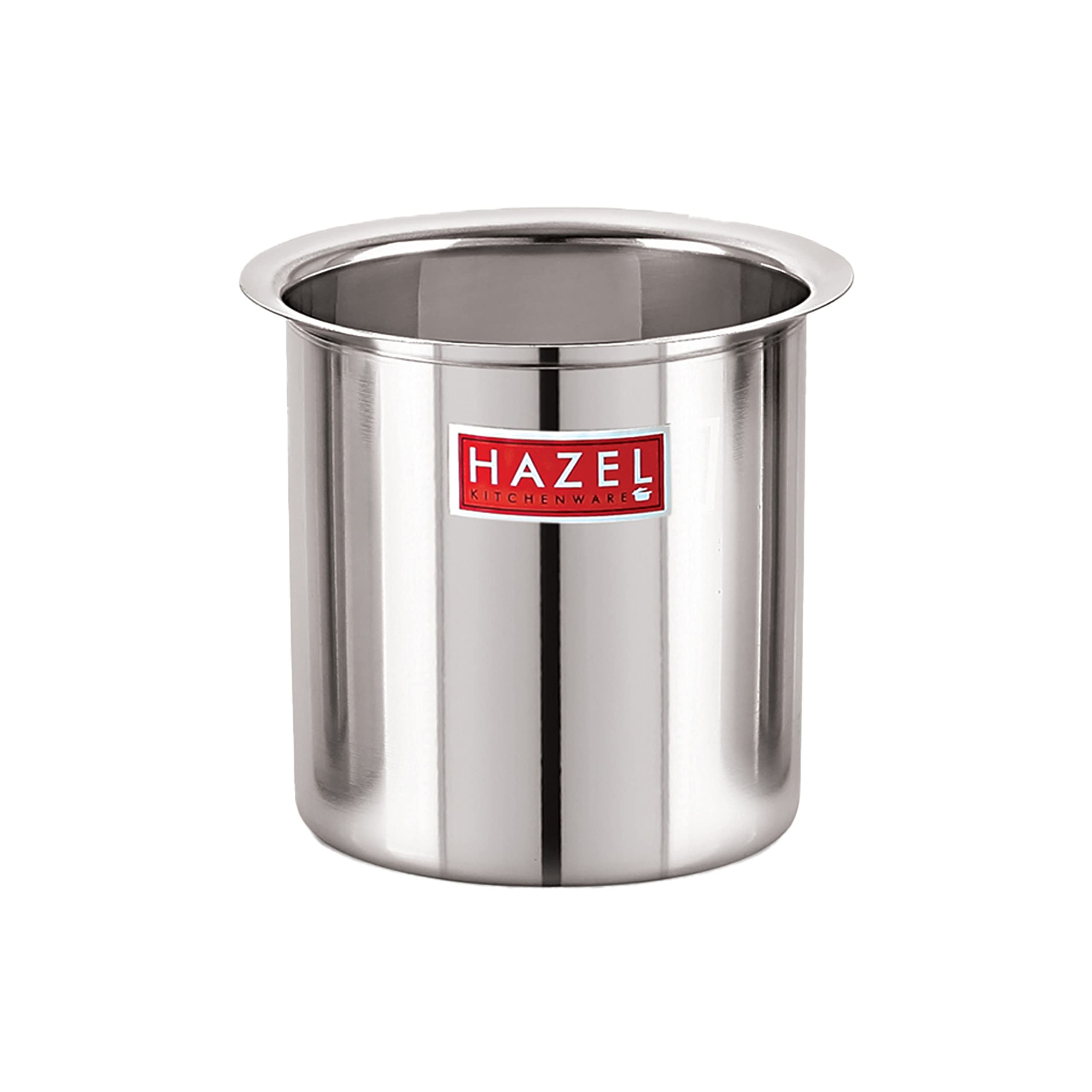 HAZEL Steel Milk Pot | Stainless Steel Milk Boiler Container | Milk Boiling Vessel Gunj for Kitchen, 5000 ML