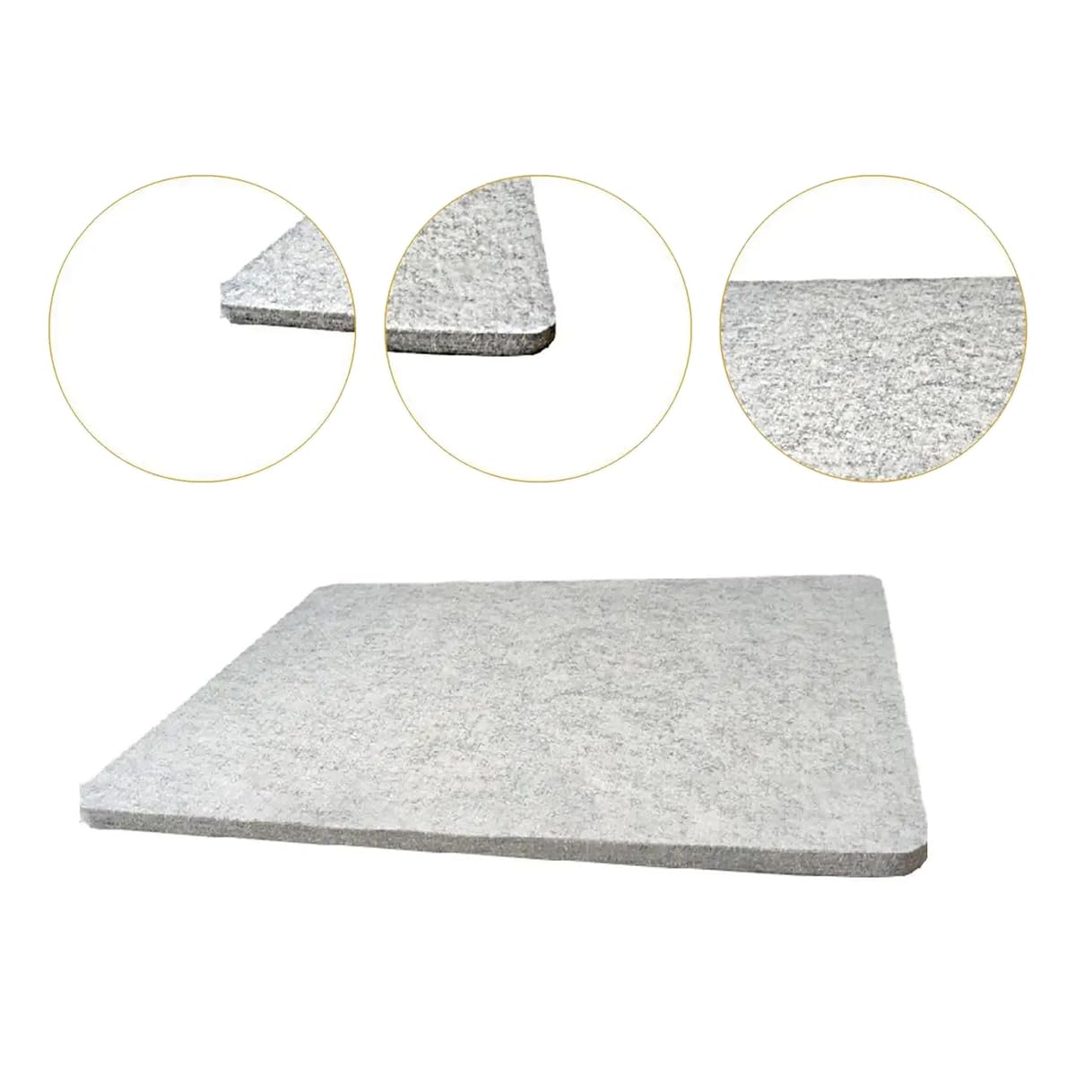 Bügelunterlage Aus Filz, Bügelmatte Aus Filzwolle Zum Quilten | 13.5"x13.5",0.5"Dickes, leicht zu pressendes Filzbügelbrett