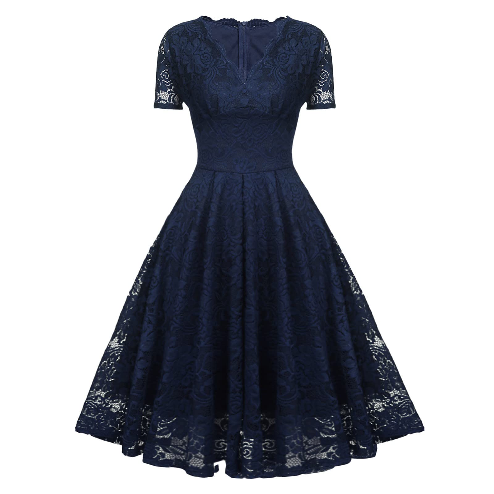 Vestido Formal de Novia para Otoño e Invierno con Detalles de Encaje y Malla Elegante