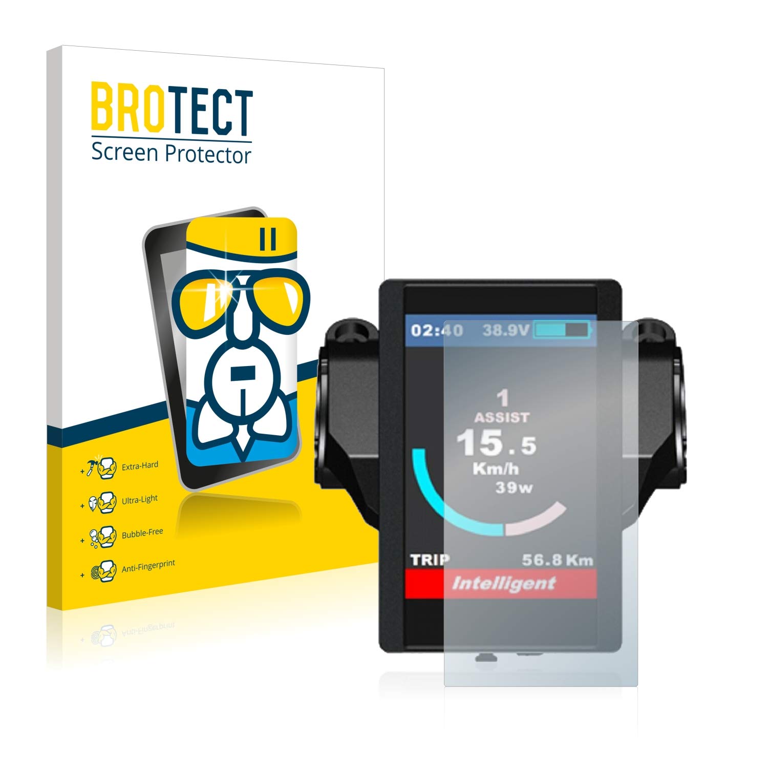 brotect Matte Glass Film for Bafang DP C18 Screen Protector [Anti