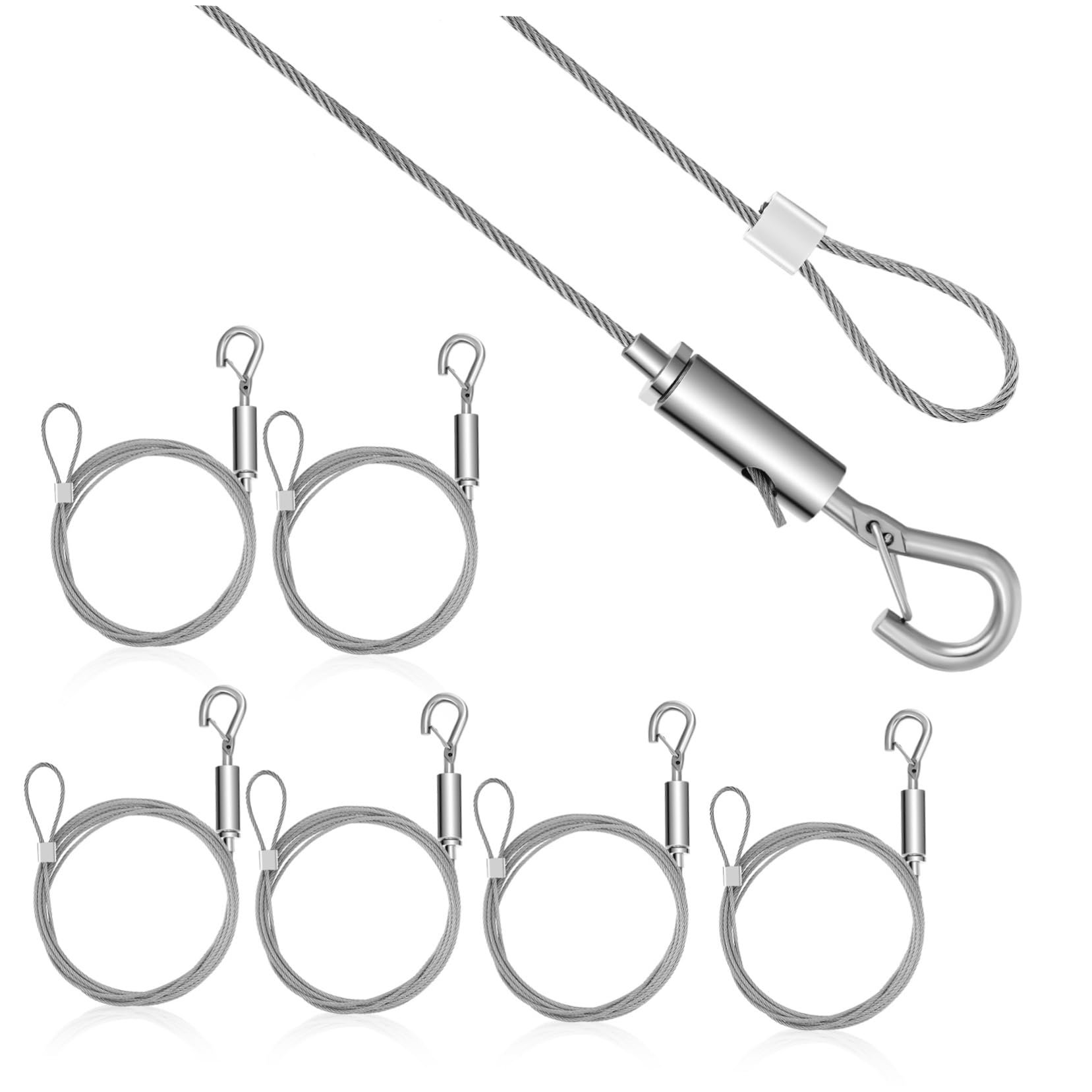 Fil de suspension acier inoxydable POPETPOP pour miroirs et cadres