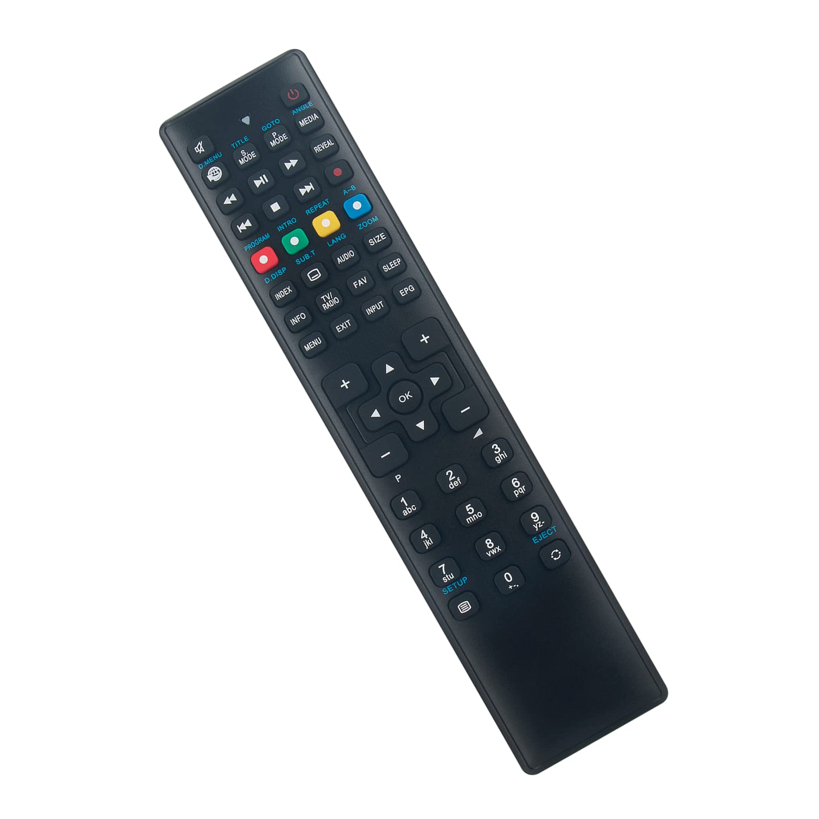 VINABTY RC1255 Replacement Remote Control fit for Medion TV RC1255 remote control MD31088 MSN-40051215 MD30911 MSN-40051215 E12203 MD21449 MD21451 P17102 P12313 P13449 P14451 MD31077