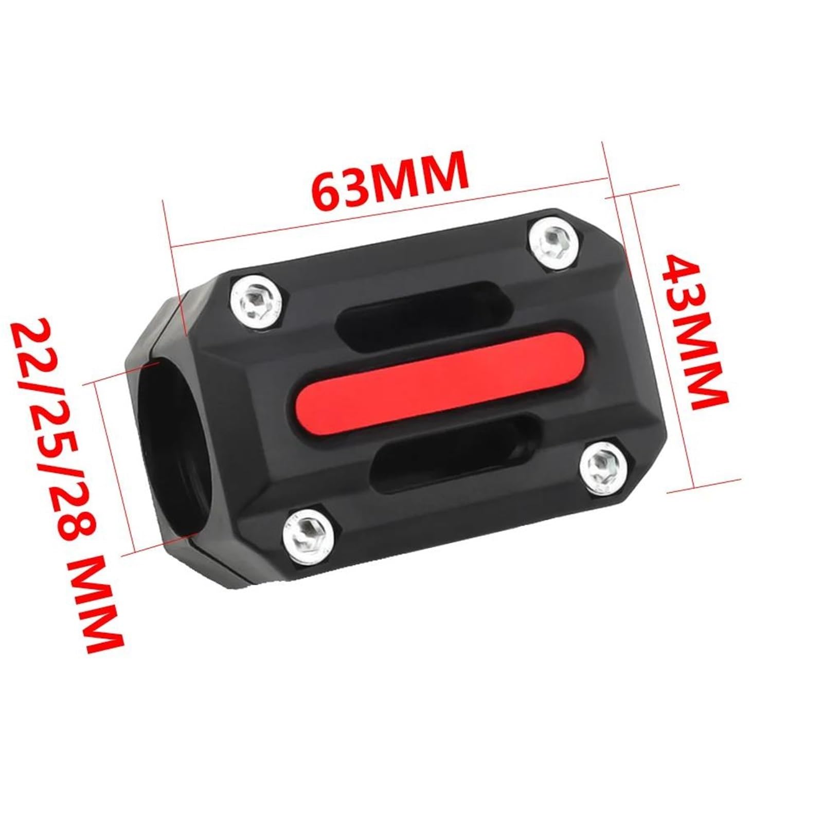 Paraurti Per Moto Per Morini XCape X Cape X-Cape 650 700 1200 Accessori Protezione Motore Paraurti Blocco Di Crash Bar(Red 4PCS)