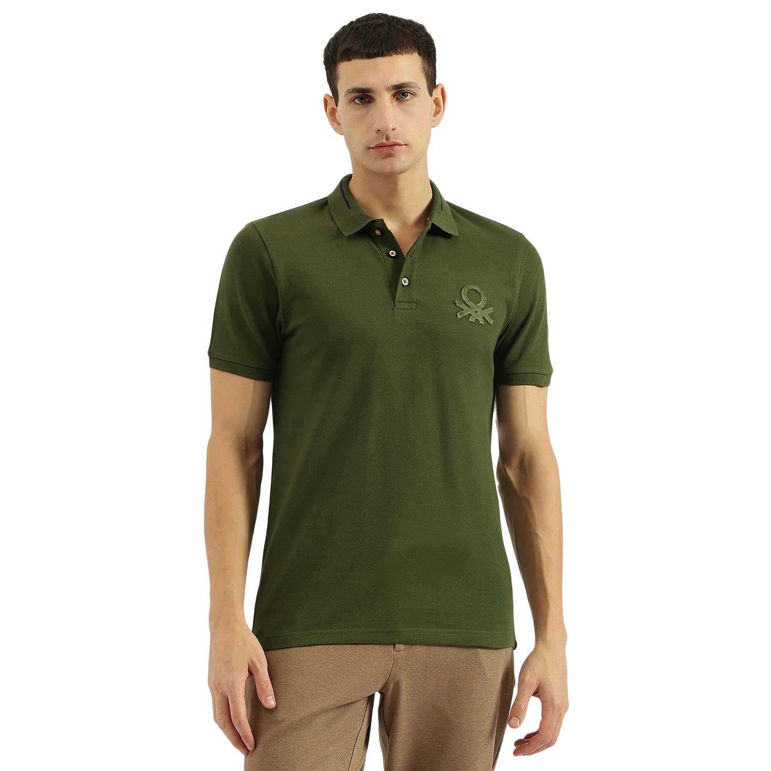 united colors of benetton Men's Solid Relaxed Fit T-Shirt-picture-35