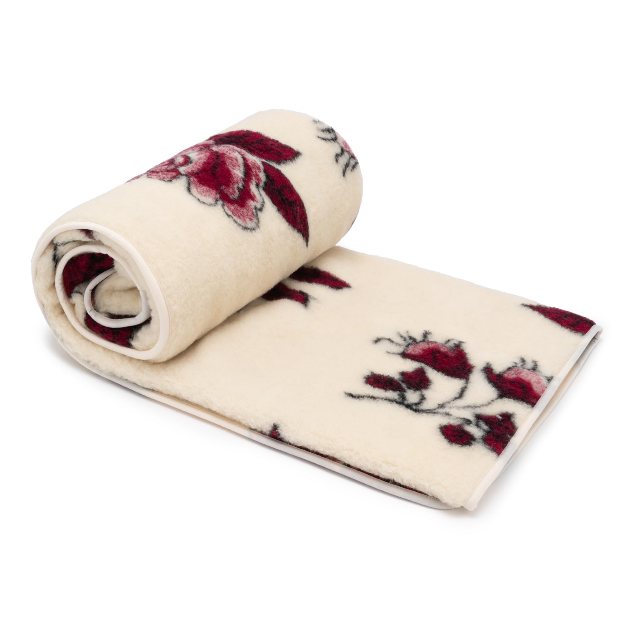 Merino Wool Blanket 160 x 200 cm – 100% Merino Sheep Wool Sofa Blankets – Weight 500 g/m2 – Breathable Material