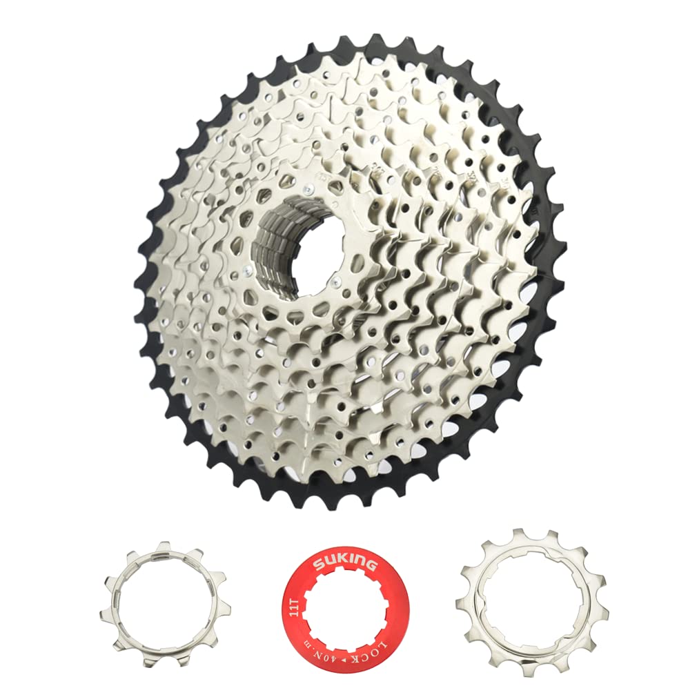 CYSKY 10 Fach Kassette 11-25T/11-28T/11-32T/11-36T/11-40T/11-42T Fahrrad Kassette Kompatibel mit Shimano Sram Sunrace, Passend für Mountainbike, Rennrad, MTB (Leichtgewicht)
