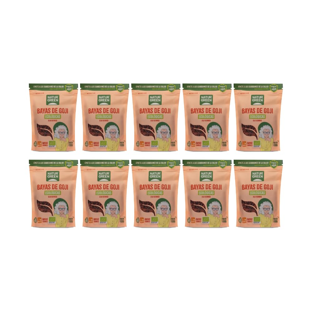 NaturGreen Bayas de Goji Deshidratadas, 200g (Bio)