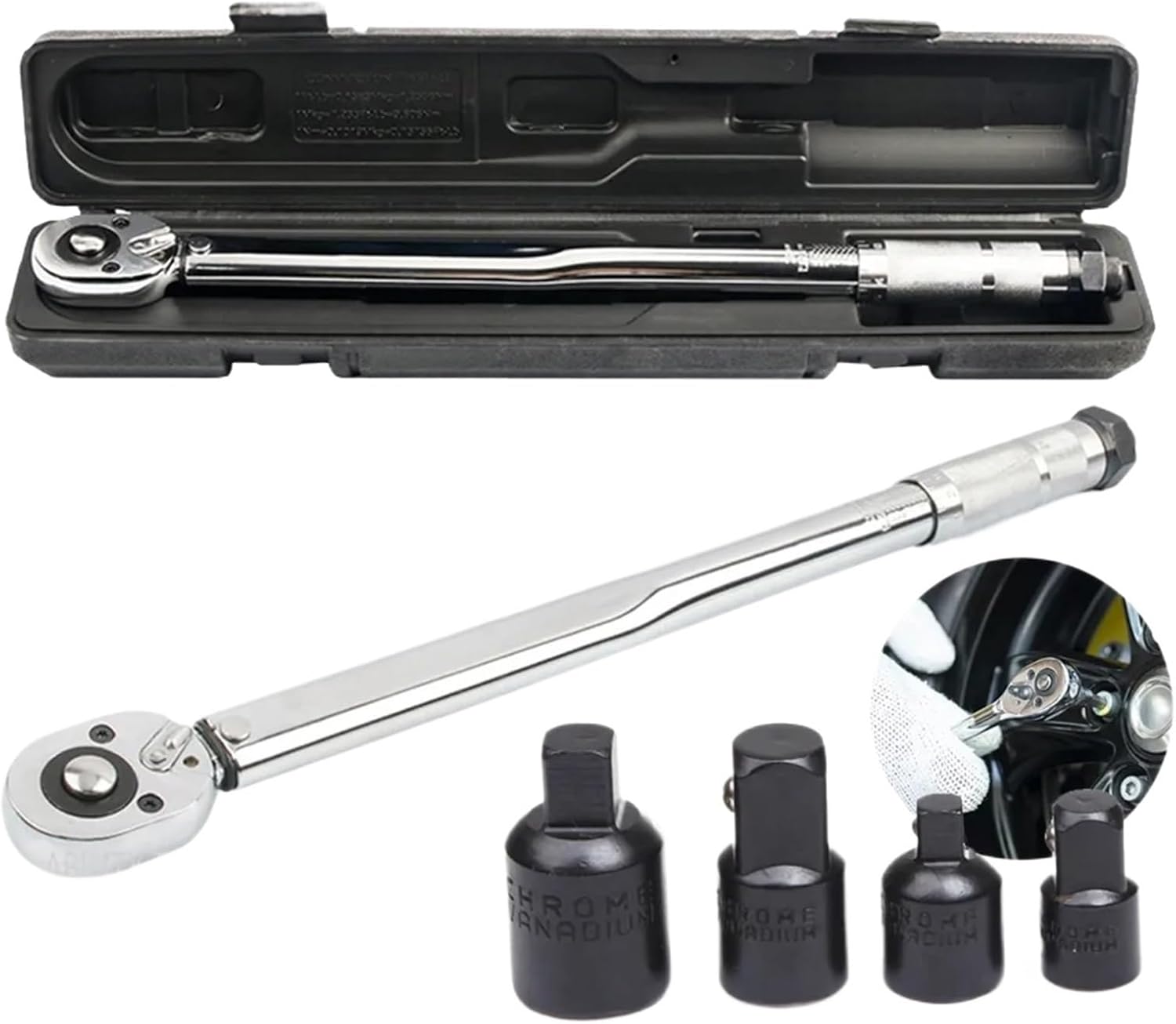 Ratchet Torque Wrench Square Drive 560N.m Reversible Ratchet Key 3/8