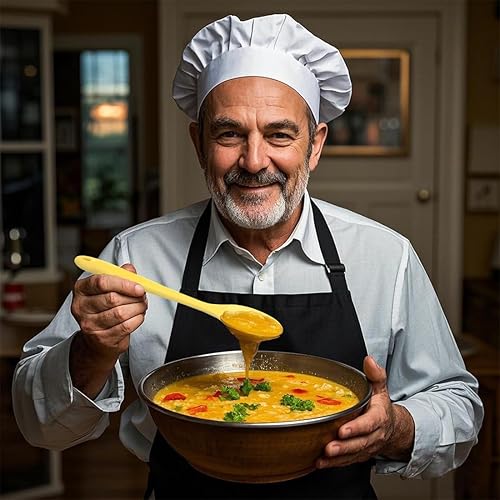 Miniatura 6 de Juego de 8 cucharas de silicona antiadherentes resistentes al calor, ideal para cocinar, hornear, mezclar, agitar, incluye cucharas ranuradas y