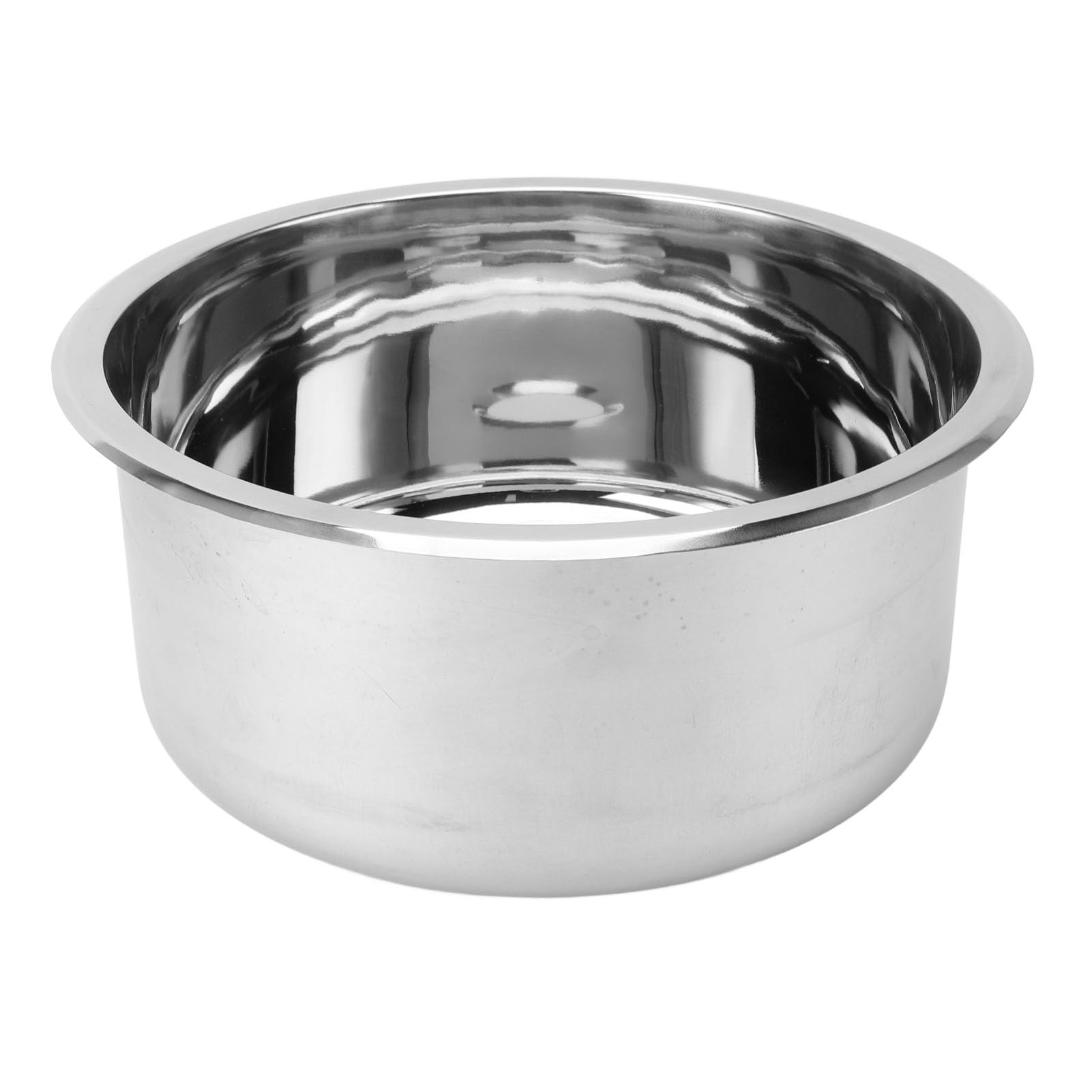 12 Zoll Poliertes Edelstahl Einer Schüssel Rund Küchenstangen Waschbecken mit 40 Mm Abflussloch, Ideal für Boot, Karawane und Wohnmobil