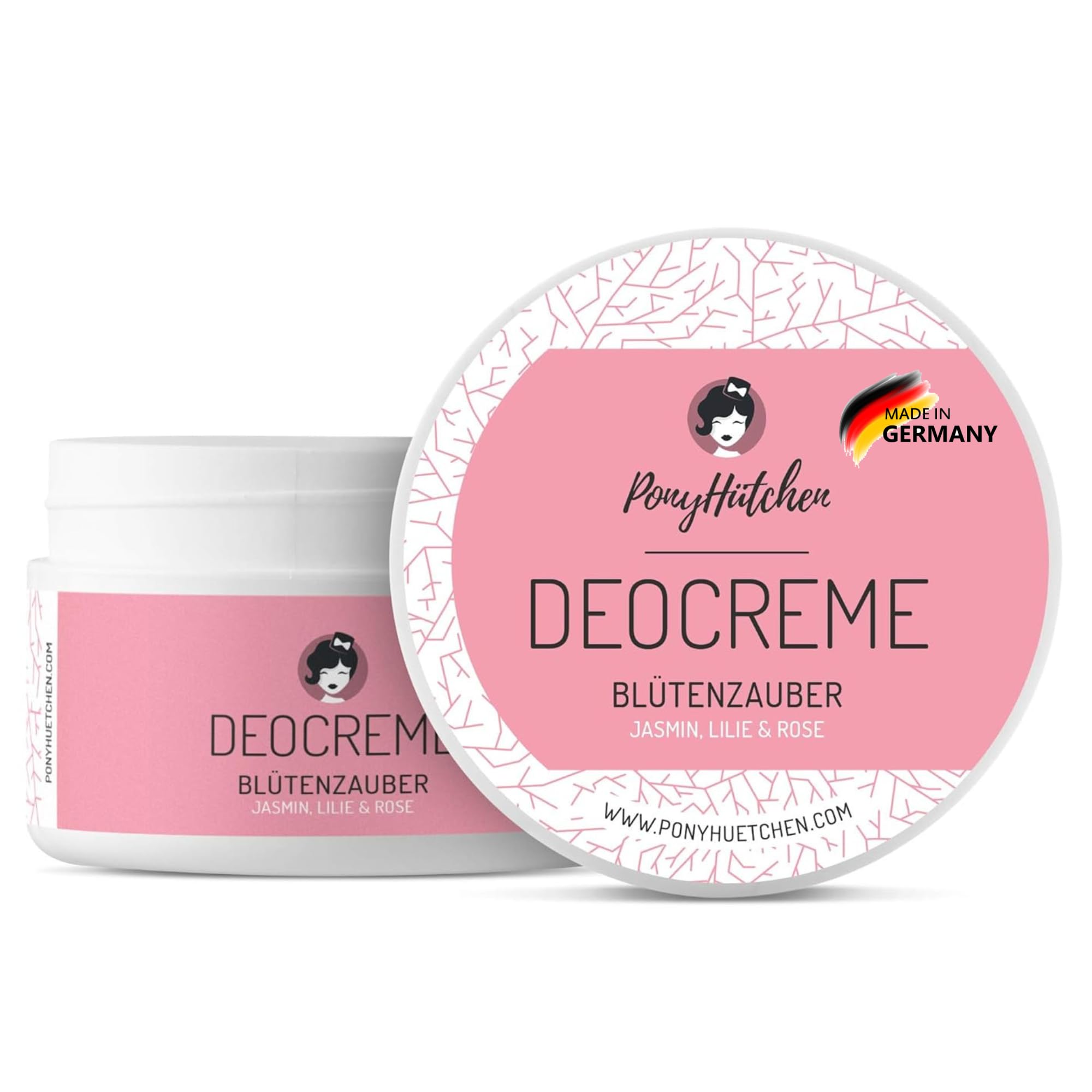 PonyHütchen Sensitive Deocreme Ohne Natron – 75 Ml, Vegan, Aluminiumfrei, Made In Germany