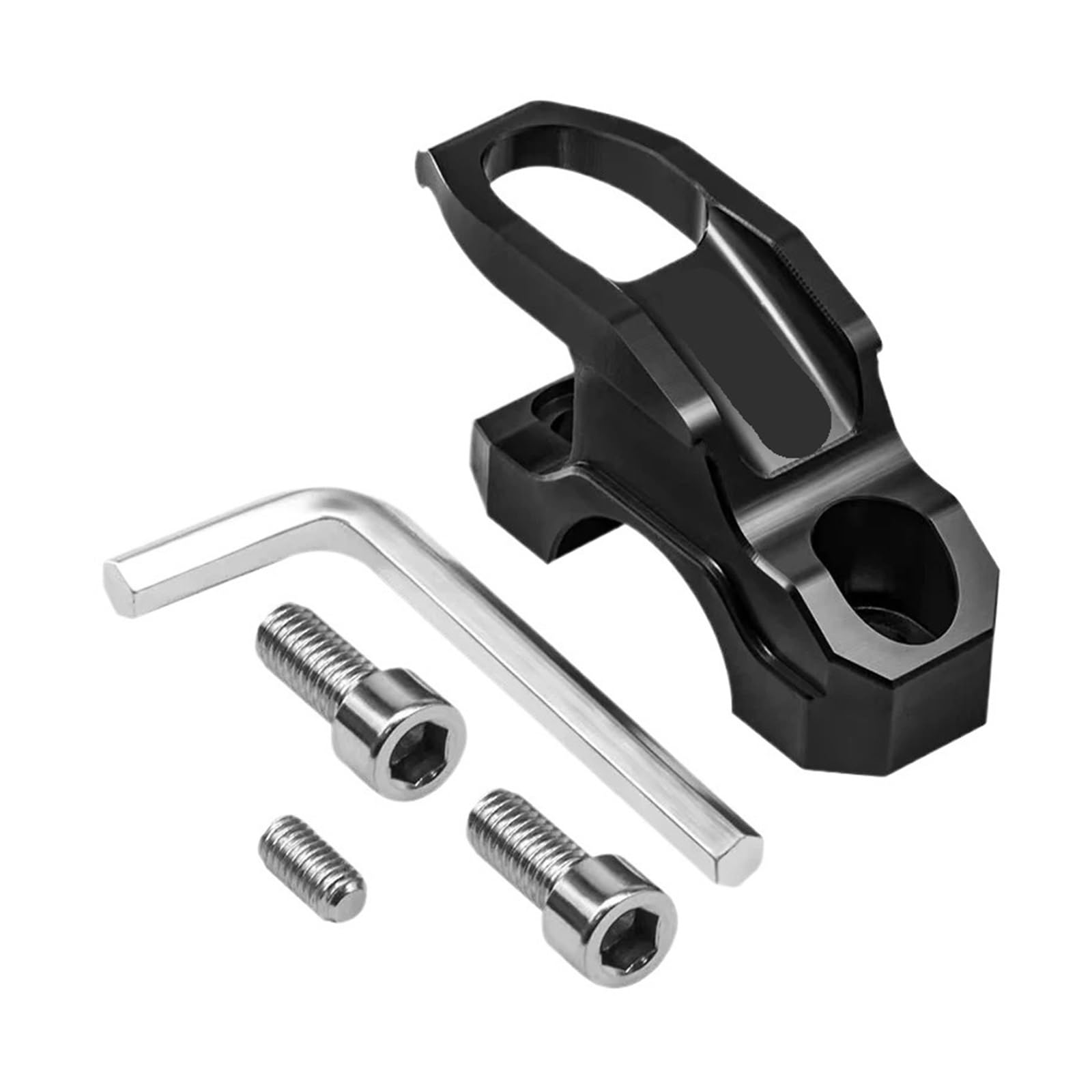 jiningxinxin CNC Aluminum Motorcycle Accessories Helmet Luggage Hooks Compatible With GS G310GS F700/750GS F800/850GS R1200/1250GS(Black)