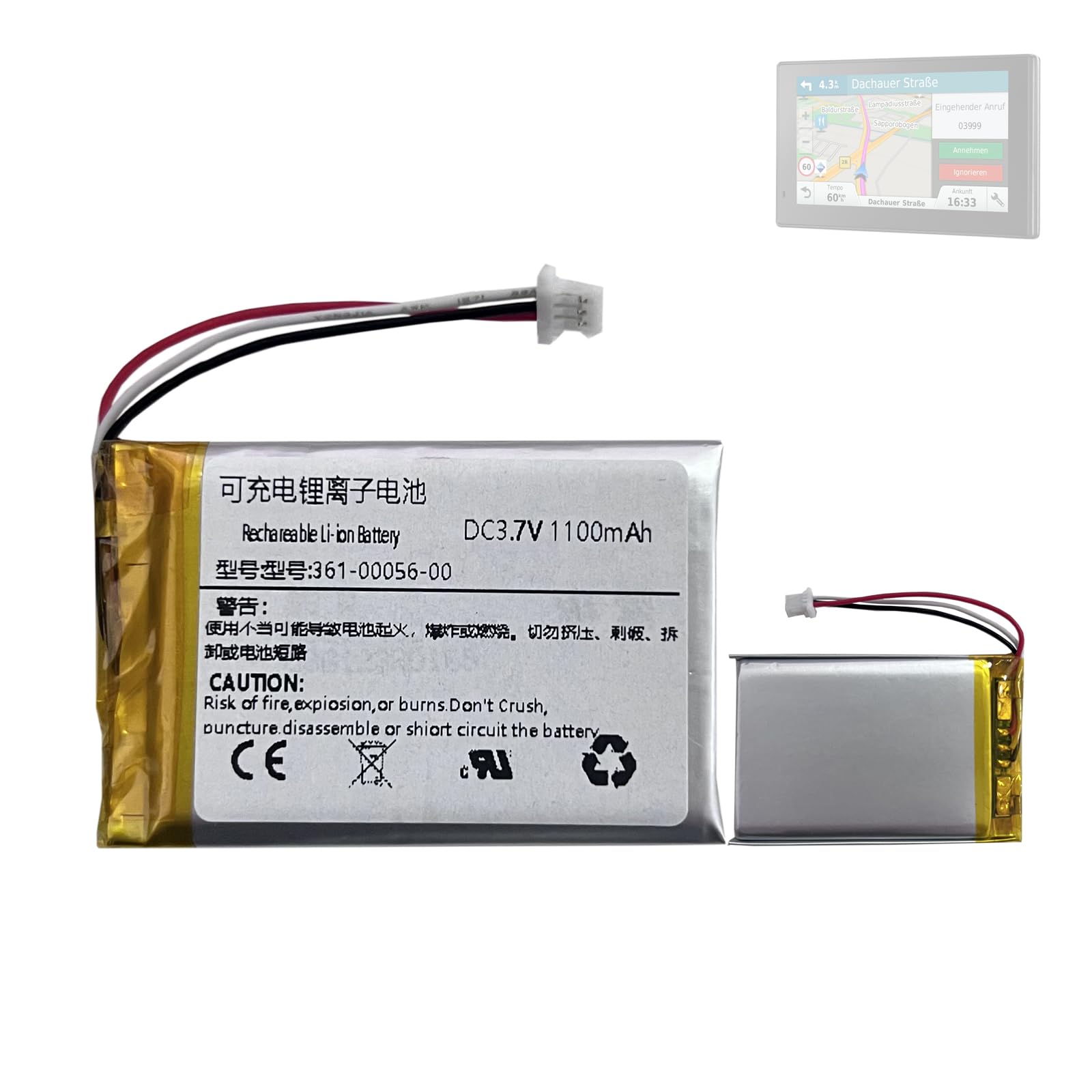 HIGHAKKU Ersatzakku CR17450SE-R (3V) CR17450 17450 kompatibe